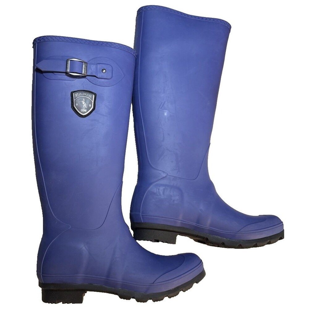 KAMIK Jennifer Womens Sz 9 Tall Waterproof Barn Muck Rain Boots BLUE Worn Once - Picture 11 of 16